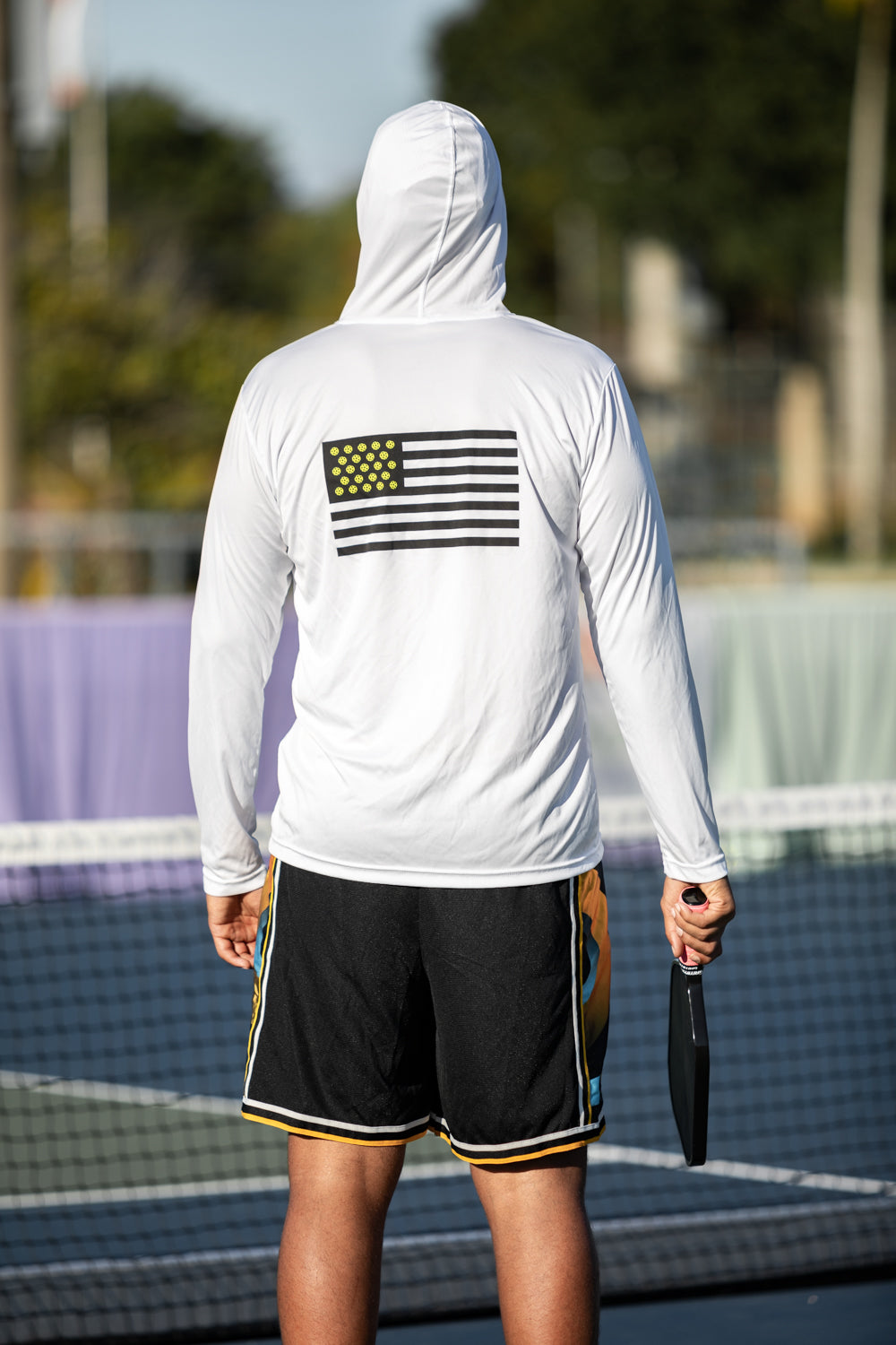Pickleball Nation Hooded Long Sleeve