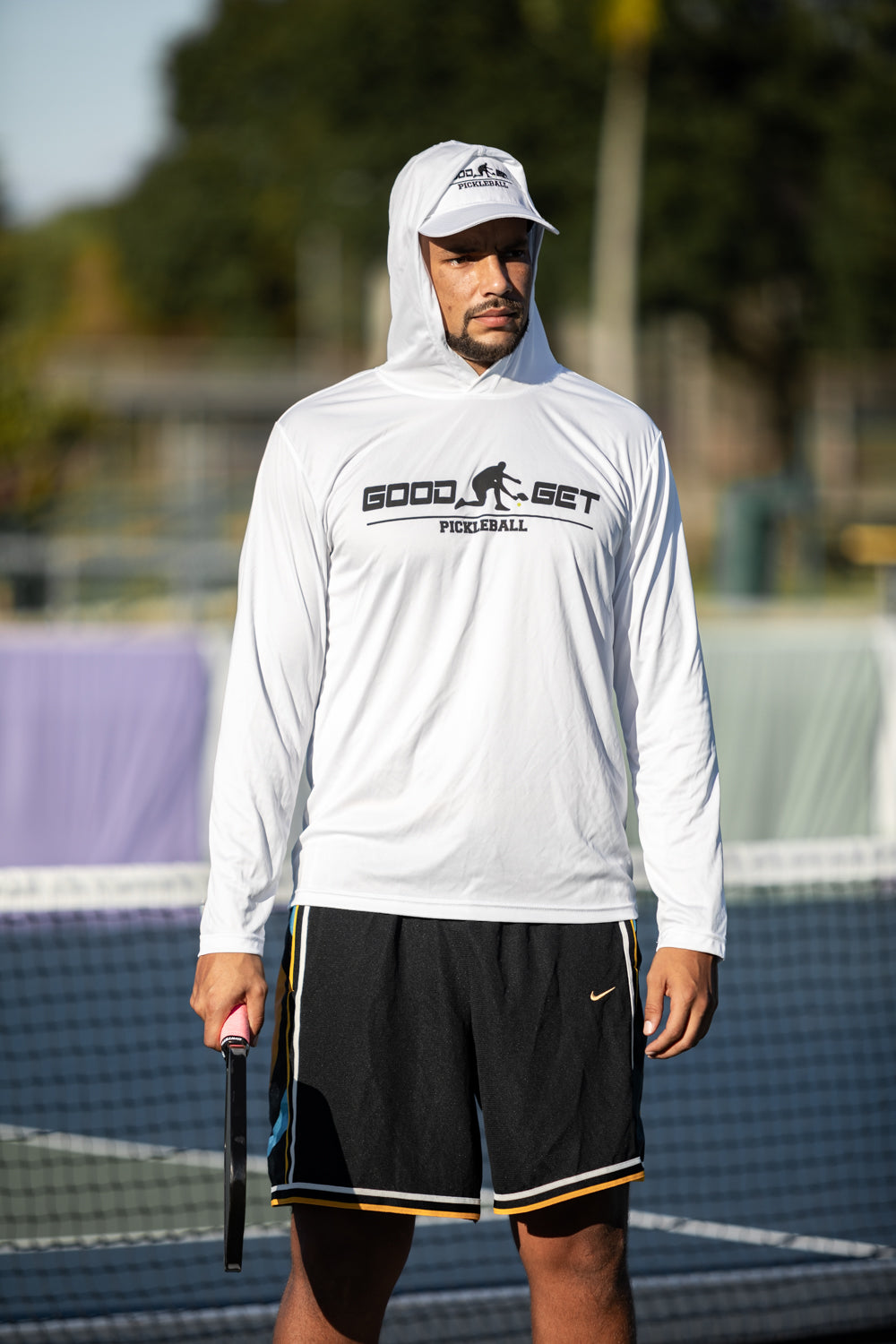 Pickleball Nation Hooded Long Sleeve