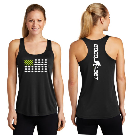 Women's Pickleball Flag Tank Top