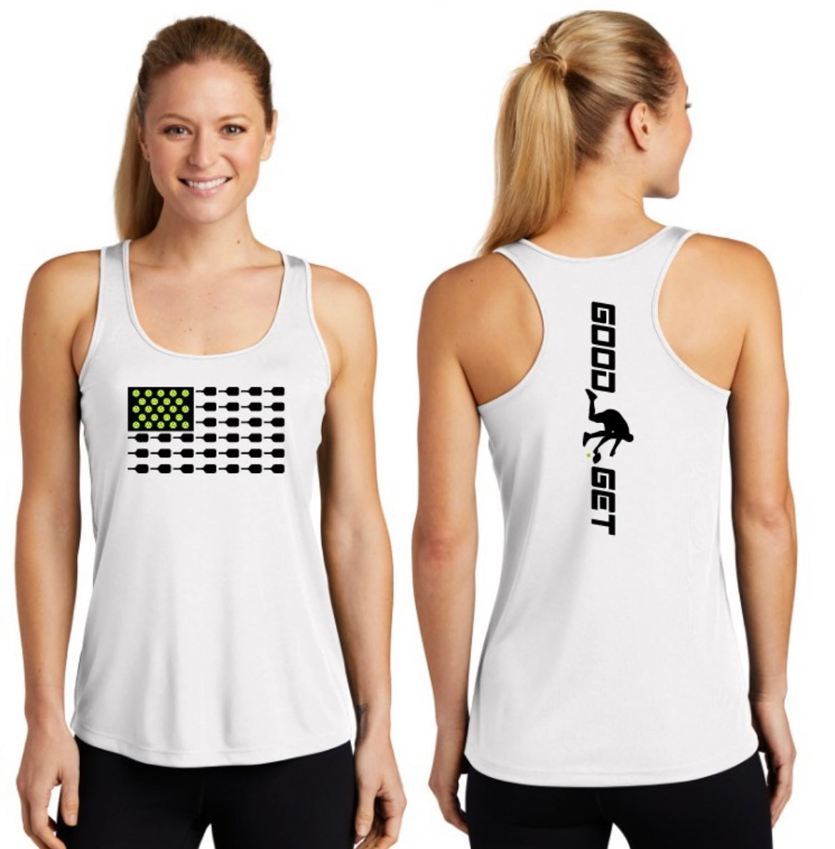 Women's Pickleball Flag Tank Top