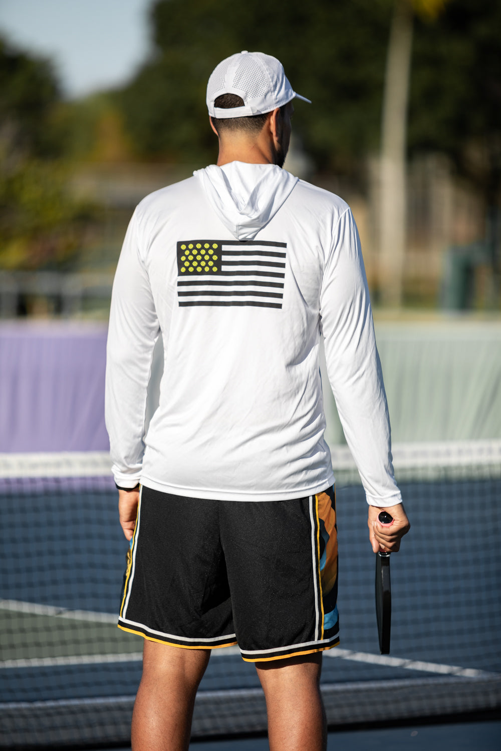 Pickleball Nation Hooded Long Sleeve