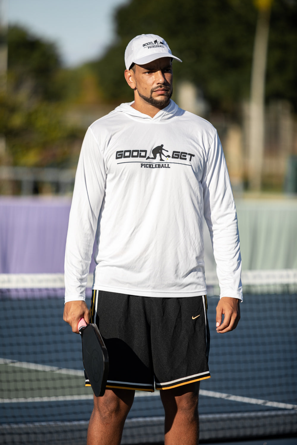 Pickleball Nation Hooded Long Sleeve